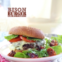 Juicy Bison Burger