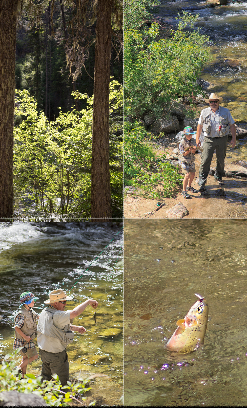 fly fishing on the selway river in the bitterroot mountains with storm creek outfitters