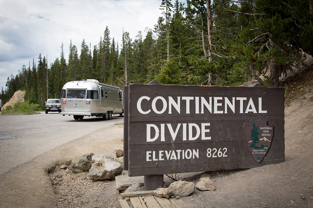 Continental Divide in Yellowstone National Park