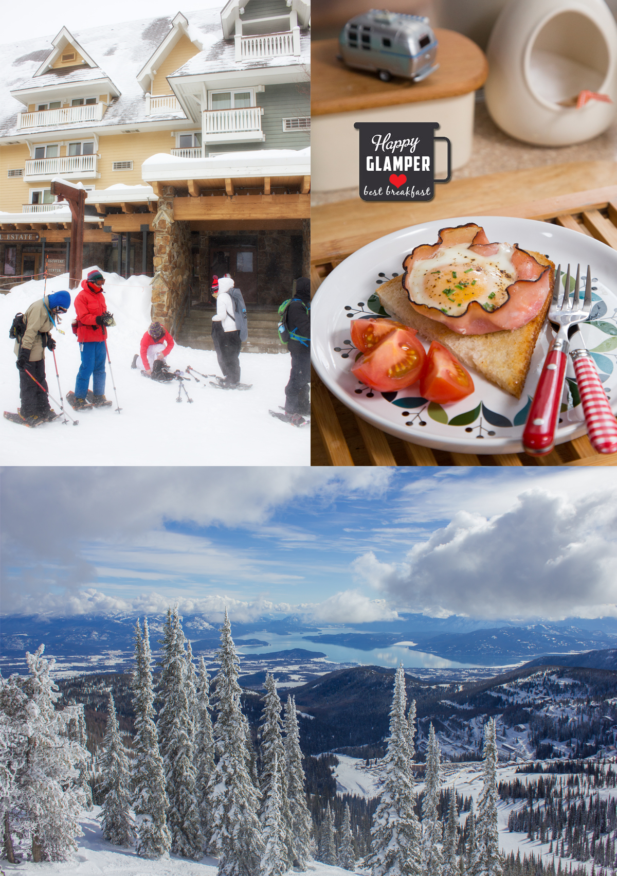 Guided Snowshoe Hike and Fondue Dinner at Schweitzer Mountain Resort in Idaho via J5MM.com