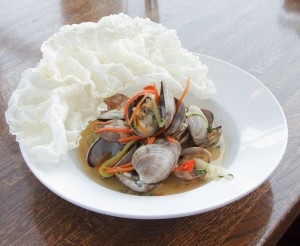 Sake Steamed Clams with Ginger-Soy Butter